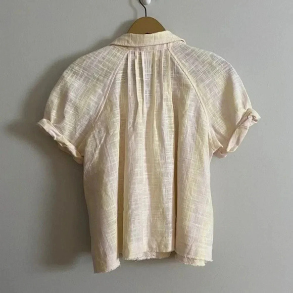 Free People We the Free Linen Button Down Top - Picture 14 of 15